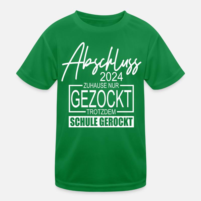 Abschluss 2024 Kinder Funktions-T-Shirt