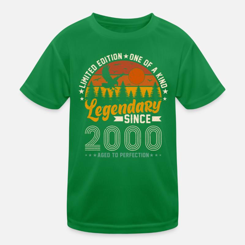 Cadeau d’anniversaire vintage 2000 T-shirt sport Enfant