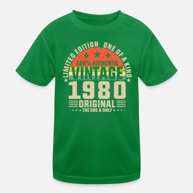 Das Beste von 1980 Kinder Funktions-T-Shirt