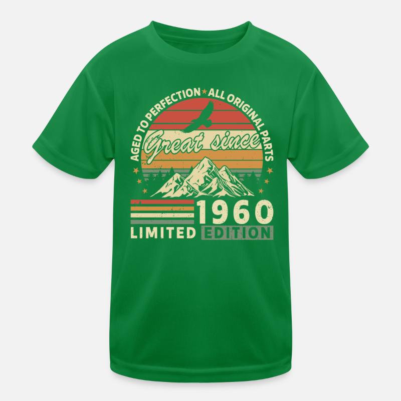 Vintage 1960 - Legendary Birthday Gift Kinder Funktions-T-Shirt