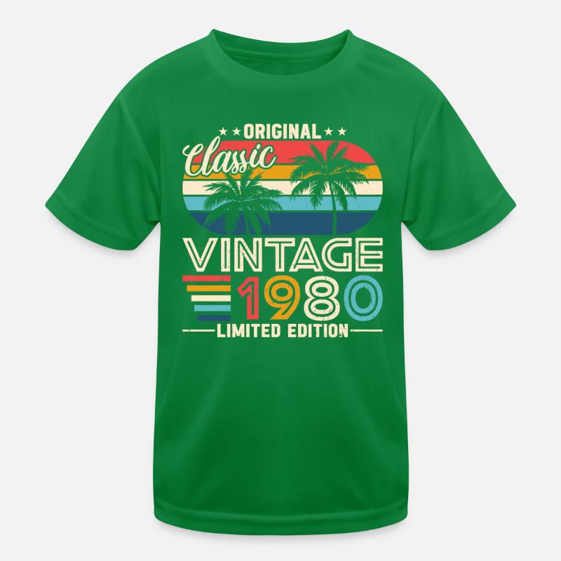 Legendary 1980 Vintage Kinder Funktions-T-Shirt