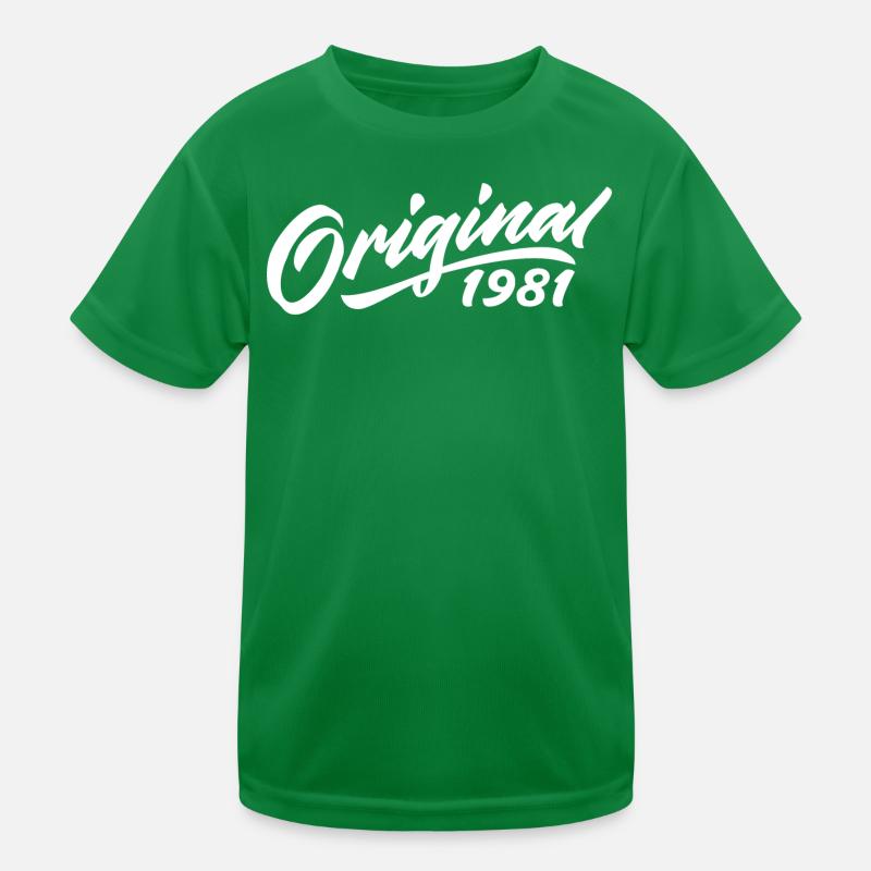 Original 1981 Geburtstagsgeschenk 1981 Kinder Funktions-T-Shirt