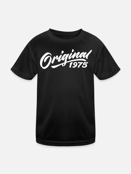 Original 1975 Cadeau D'anniversaire 1975 - T-shirt sport Enfant - noir - Devant