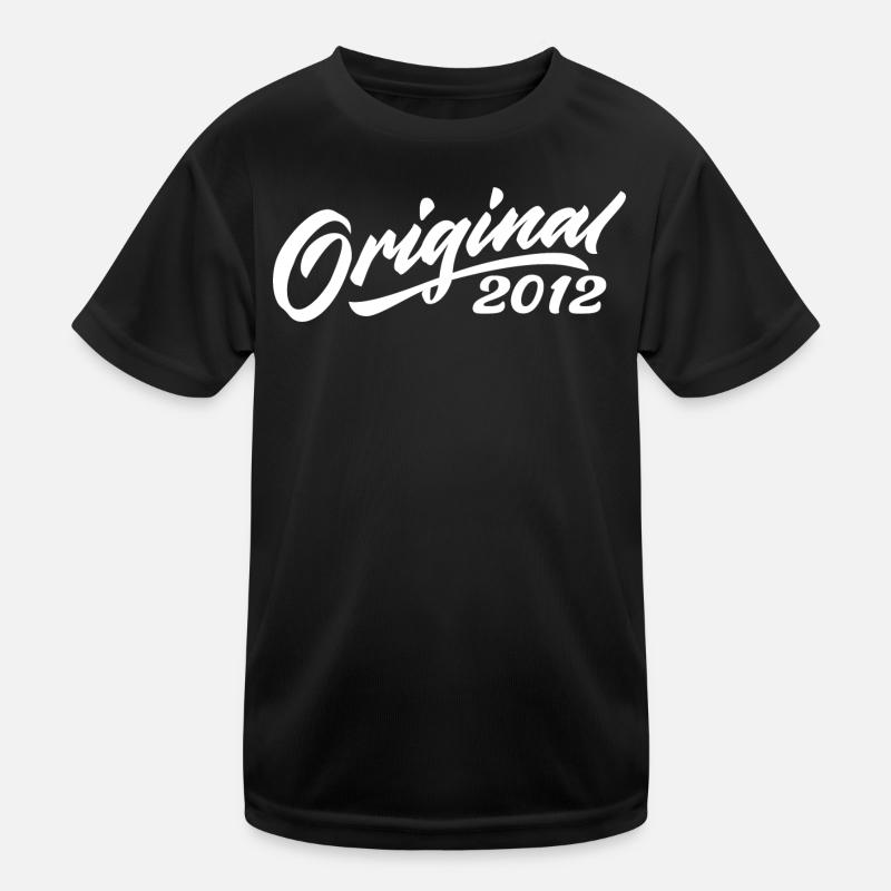 Original 2012 Geburtstagsgeschenk 2012 - Kinder Funktions-T-Shirt - Schwarz