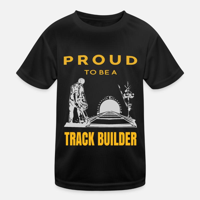 Fier constructeur de chenilles T-shirt sport Enfant