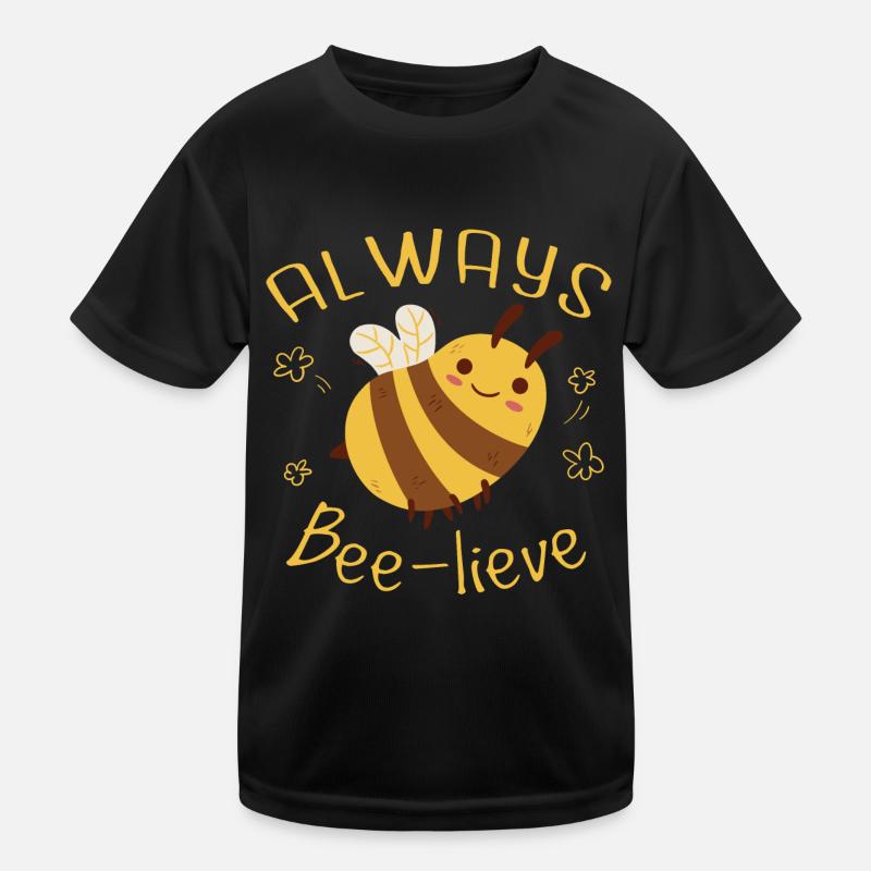 Mignon abeille abeille Bumblebee Design T-shirt sport Enfant