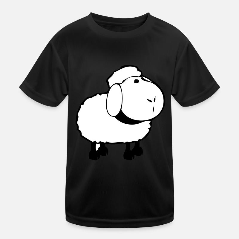 Schaf Kinder Funktions-T-Shirt
