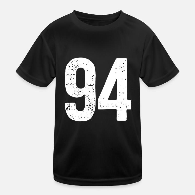 94 Numéros Blanc T-shirt sport Enfant