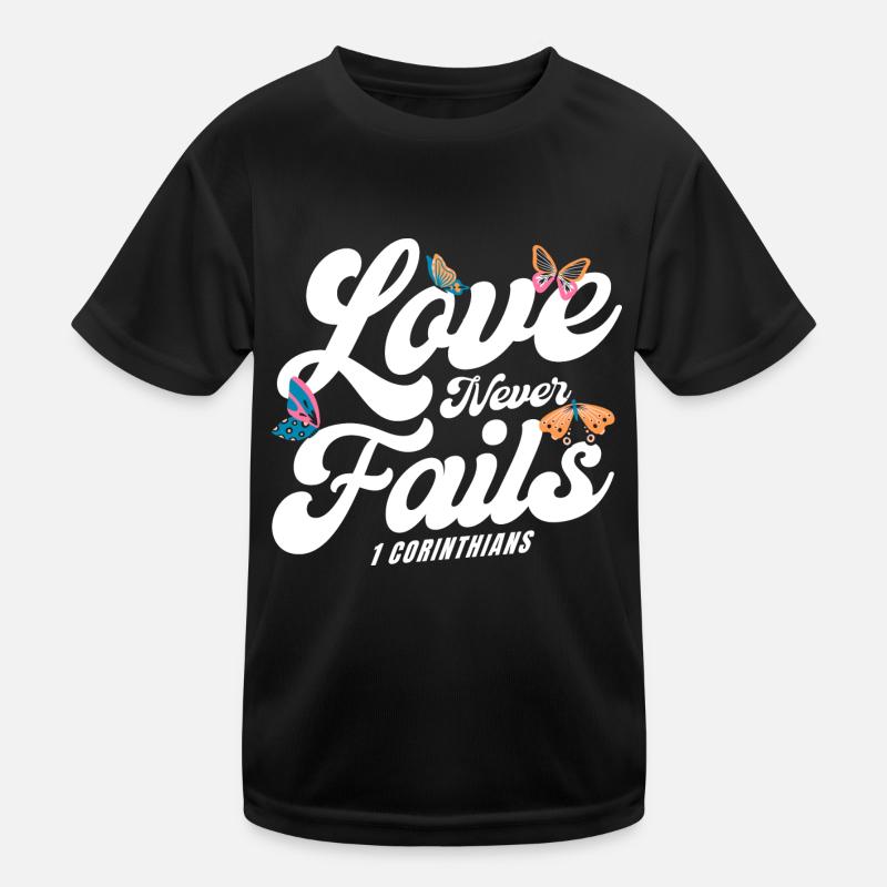 Christian Religious Bible Verse Gift Kids Functional T-Shirt