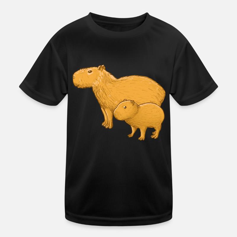 Capybara mère et enfant T-shirt sport Enfant
