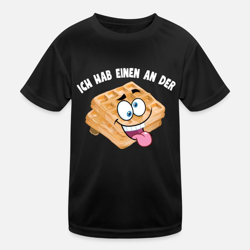 Ich hab einen an der Waffel Kinder Funktions-T-Shirt