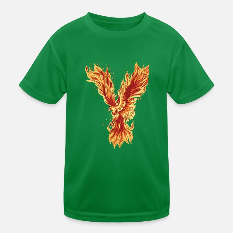 Fire Phoenix Kids Functional T-Shirt