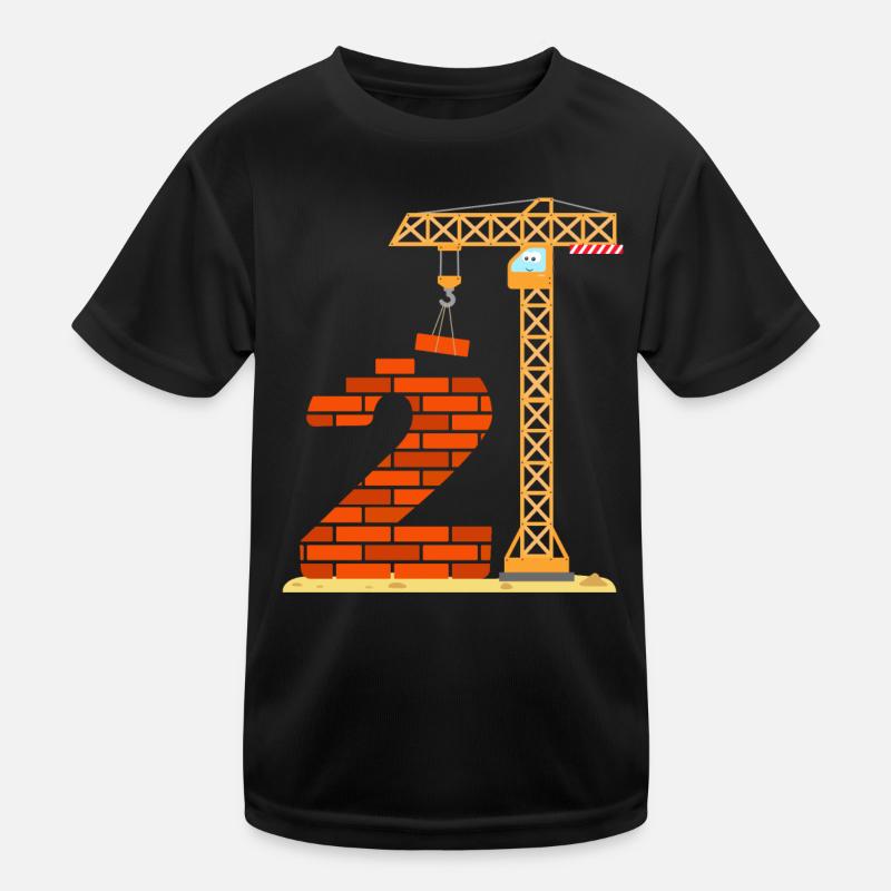 2 ans garçon grue de chantier en bas âge T-shirt sport Enfant