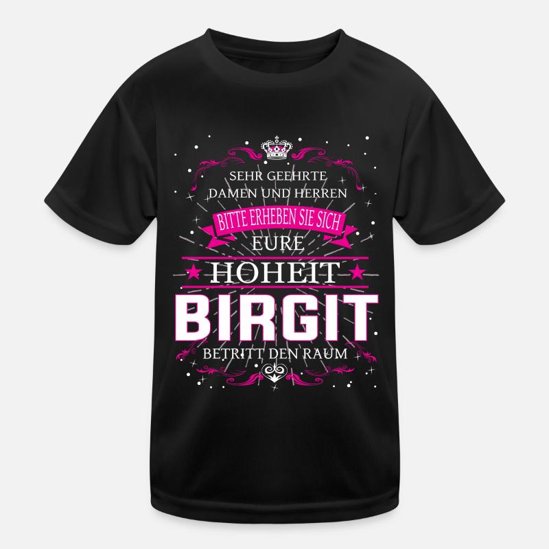 Your Highness Birgit enters the room Kids Functional T-Shirt