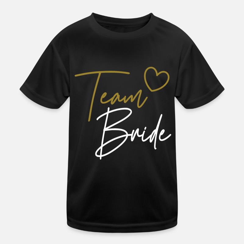 Team Bride Kinder Funktions-T-Shirt