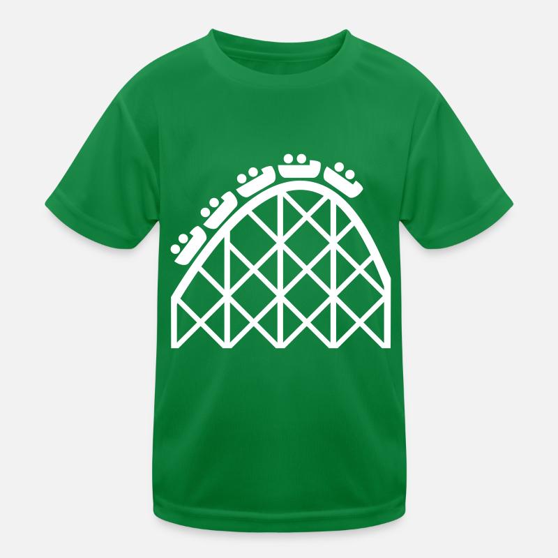 Achterbahn Kinder Funktions-T-Shirt