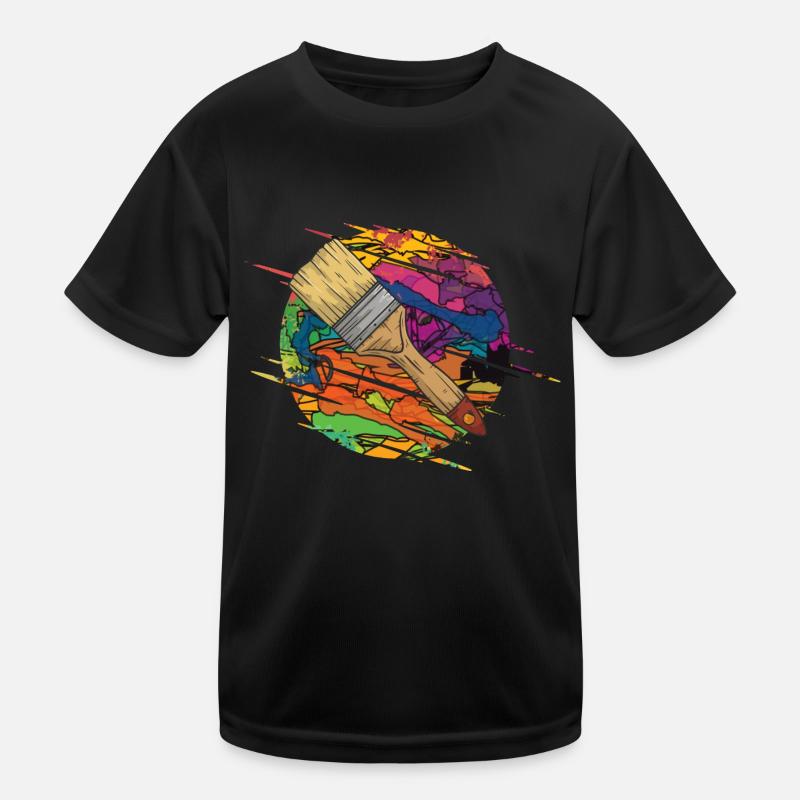 Brosse à balayage T-shirt sport Enfant