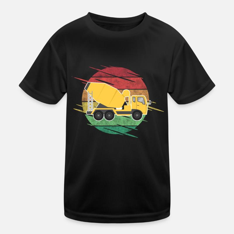 Camion de véhicule de chantier T-shirt sport Enfant