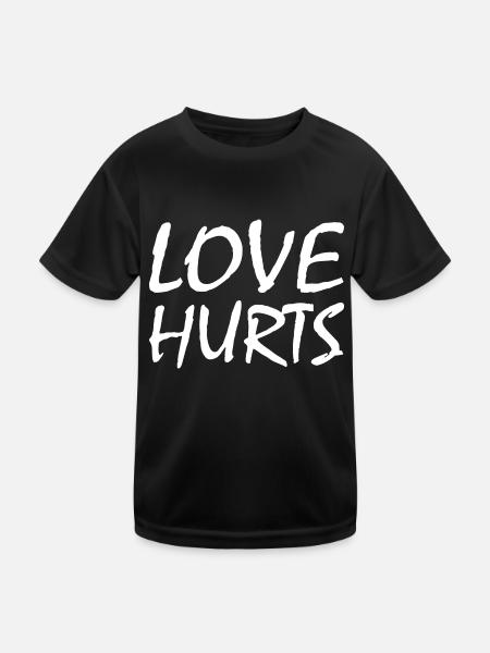 Love hurts - Kids Functional T-Shirt - black - Front