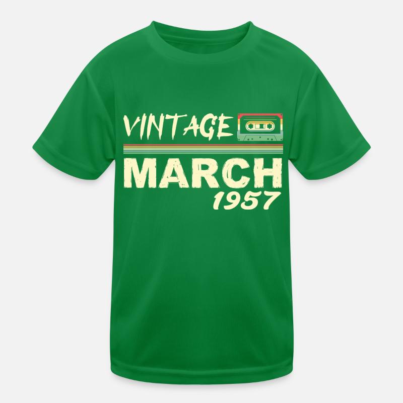 March 1957 - March 1957 Kids Functional T-Shirt