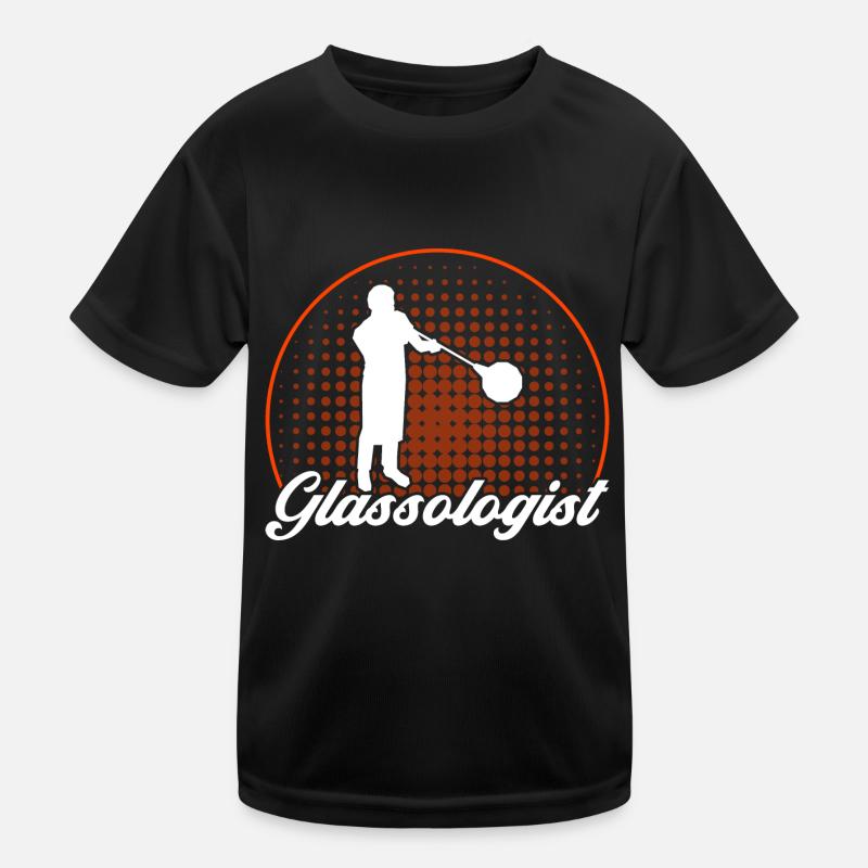 Glasbläserei Glasblasen Glasbläser Geschenk Kinder Funktions-T-Shirt