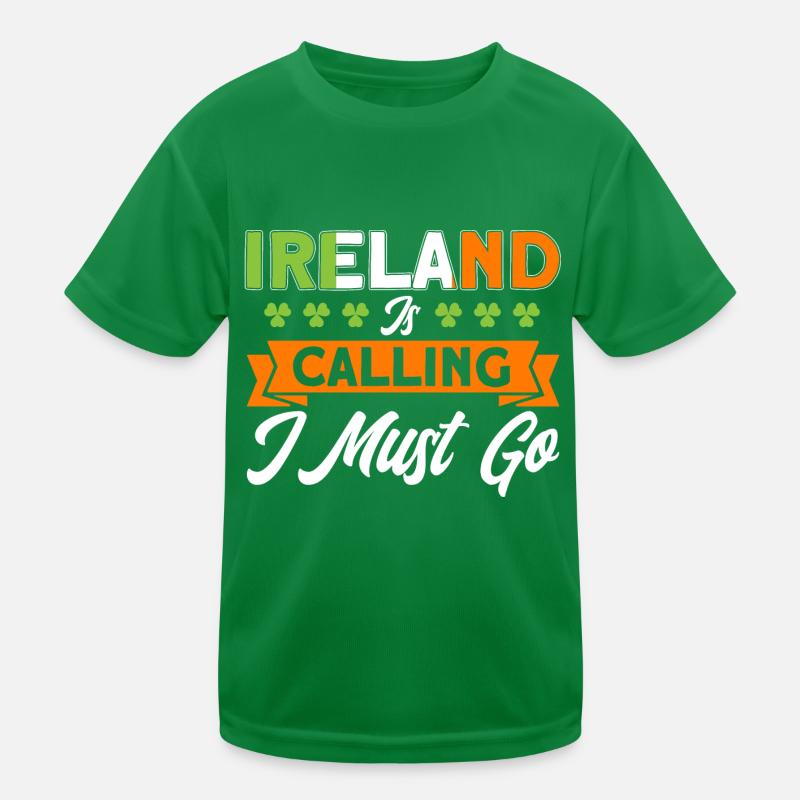 Drapeau irlandais Irlande Irlande Cadeau de Noël T-shirt sport Enfant