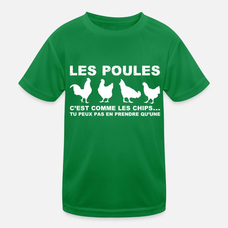 chickens are like chips Kids Functional T-Shirt