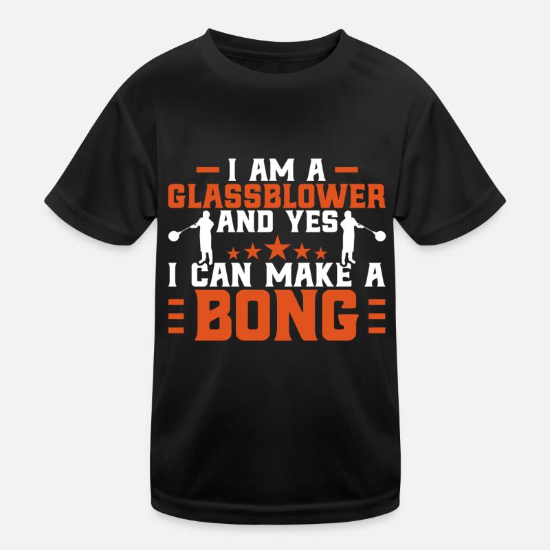 Glasbläserei Glasblasen Glasbläser Geschenk Kinder Funktions-T-Shirt