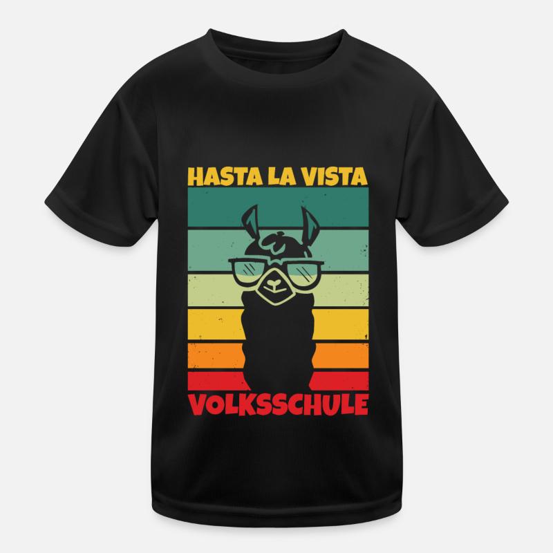 Volksschule Geschafft Absolvent Abgänger Kinder Funktions-T-Shirt