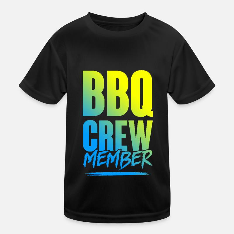 Bbq Crew Kinder Funktions-T-Shirt