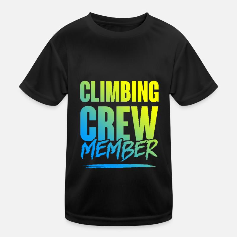 Climbing Crew Kinder Funktions-T-Shirt