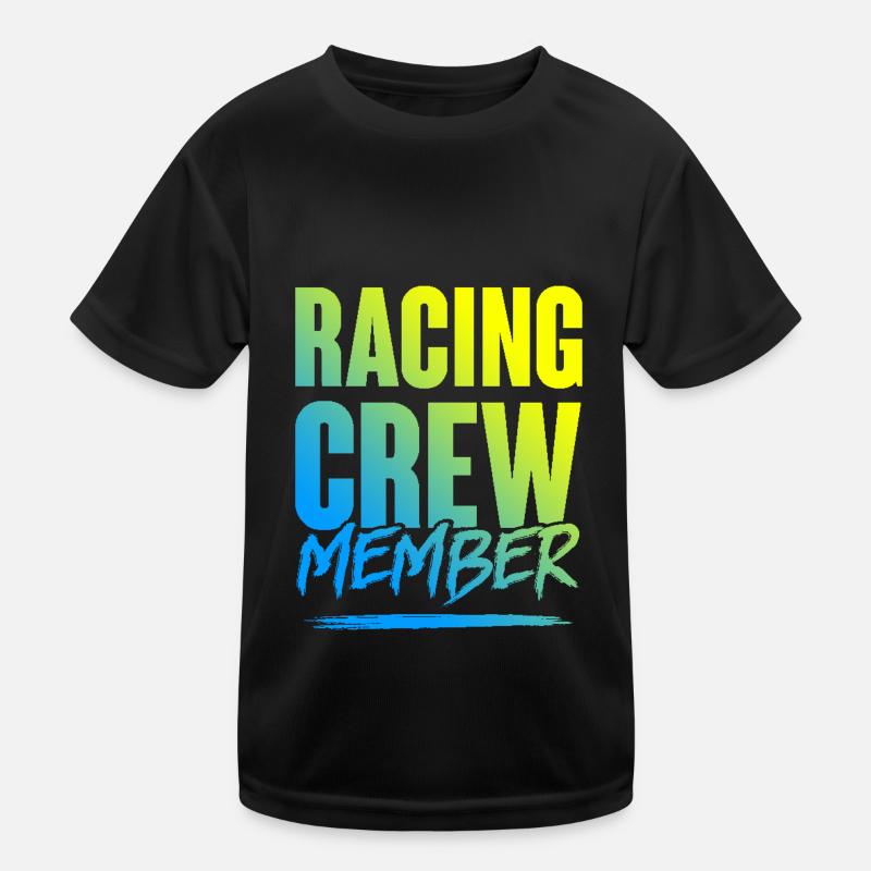 Racing Crew Kinder Funktions-T-Shirt