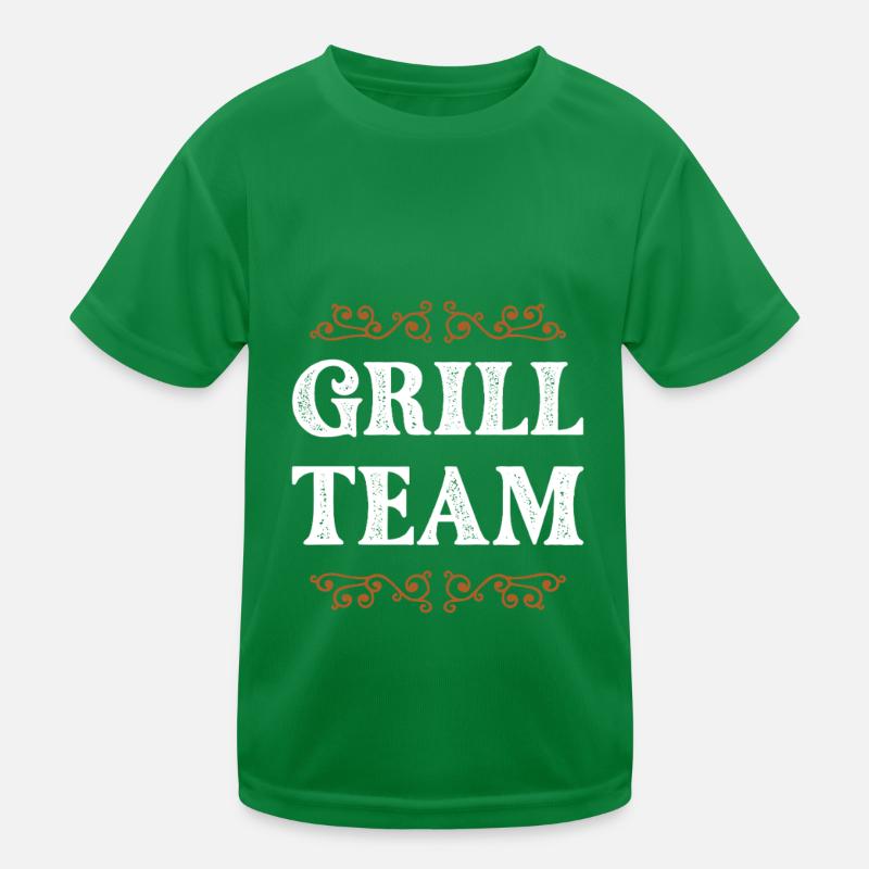 Grill Crew Kinder Funktions-T-Shirt