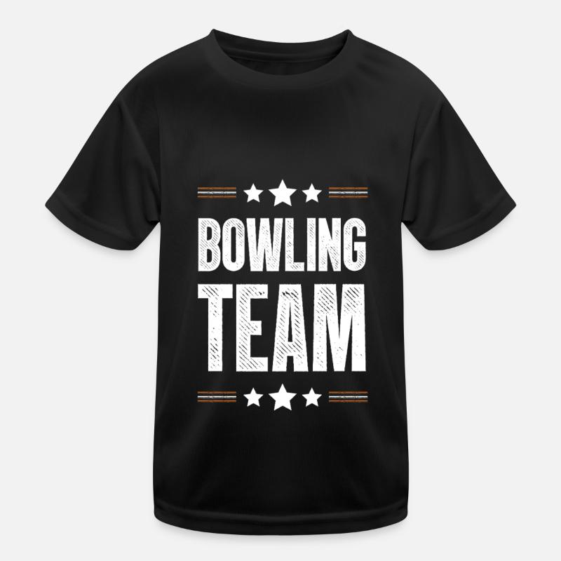 Bowling Team Kinder Funktions-T-Shirt