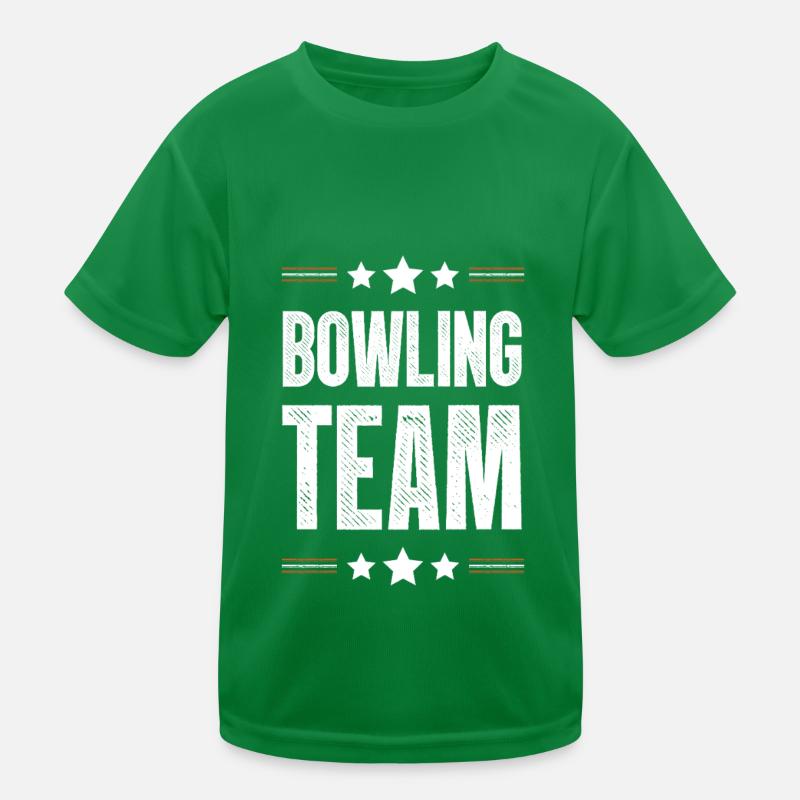 Bowling Team Kids Functional T-Shirt