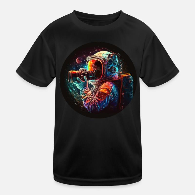 Photographies d’atronaute 1 cadeau T-shirt sport Enfant