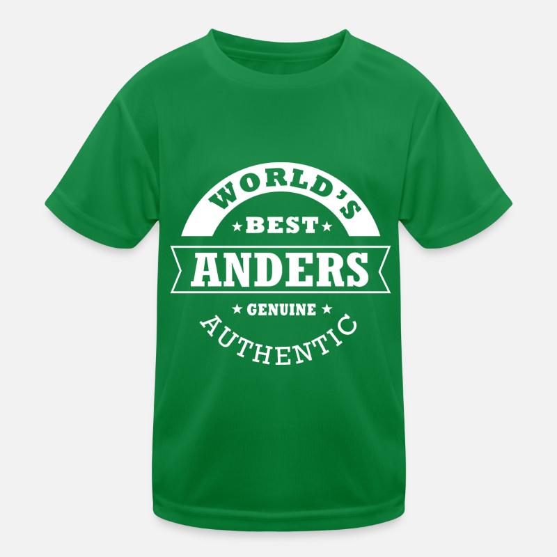 Anders world s best cadeau anders T-shirt sport Enfant