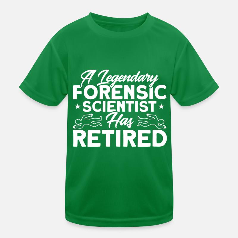 Is retired Forensic Science Gift Kids Functional T-Shirt