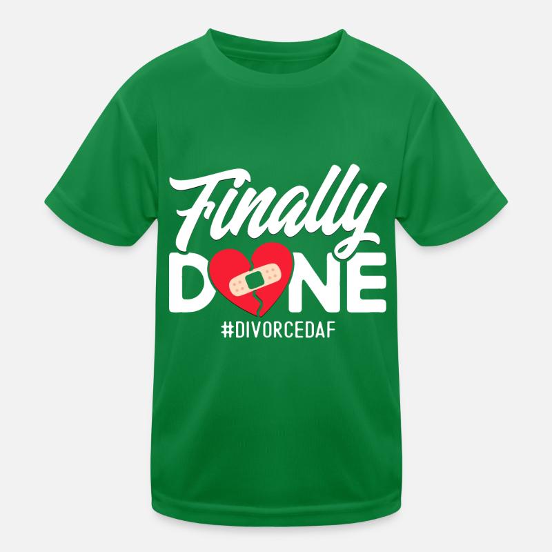 Scheidung Ex Partner Auflösung der Ehe Geschenk Kinder Funktions-T-Shirt