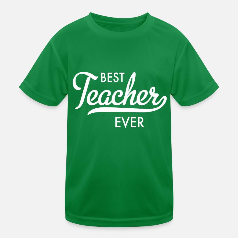 Bester Lehrer Kinder Funktions-T-Shirt