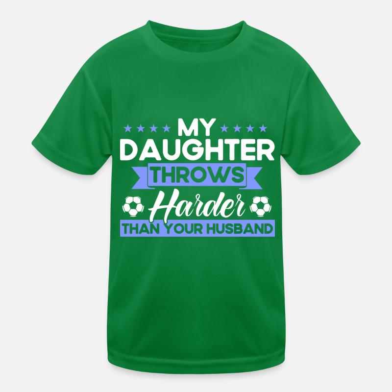 Tochter Sportfan Mutter Geschenk Kinder Funktions-T-Shirt