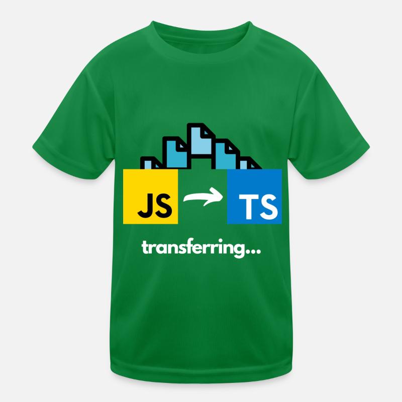 Transfert de Javascript à Typescript T-shirt sport Enfant
