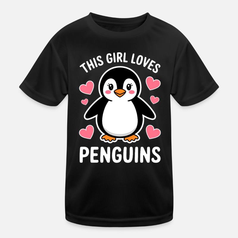 Pinguin Spruch Lustige Pinguine Geschenk Kinder Funktions-T-Shirt