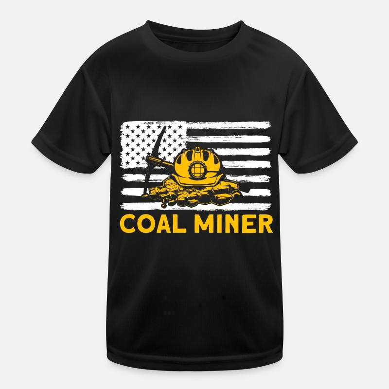 Underground Mining Miners Underground Mining Kids Functional T-Shirt