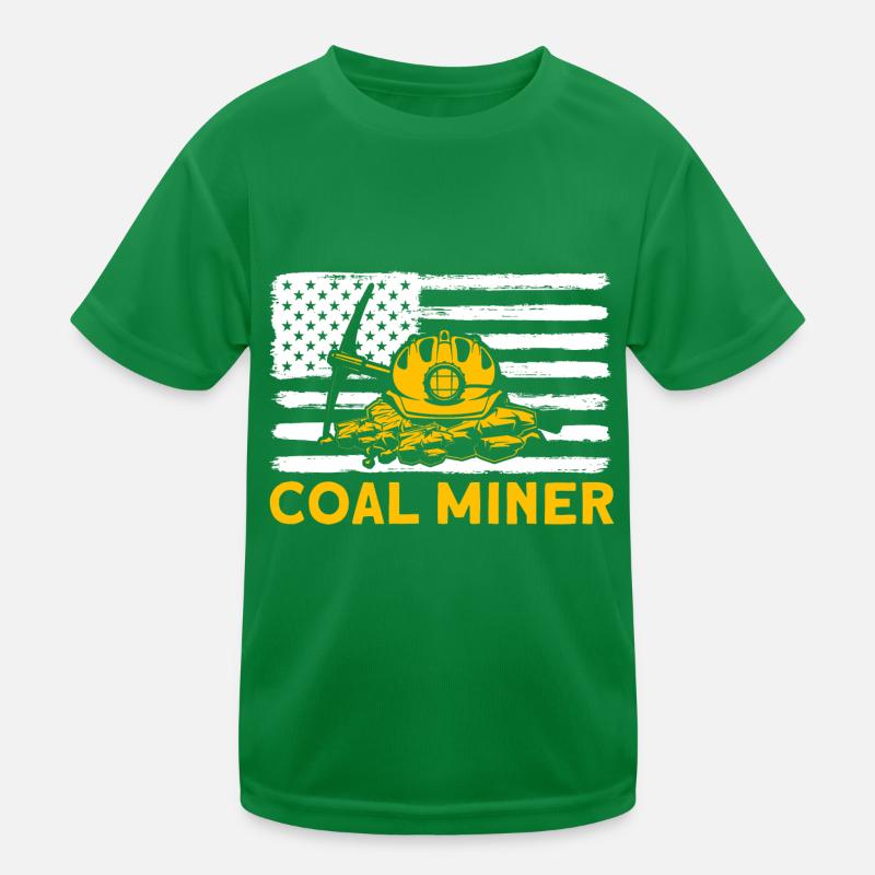 Underground Mining Miners Underground Mining Kids Functional T-Shirt