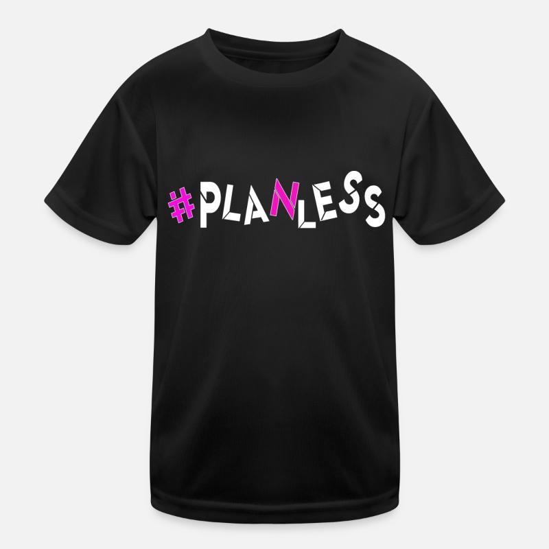 no plan today no idea burnout headless relax head Kids Functional T-Shirt
