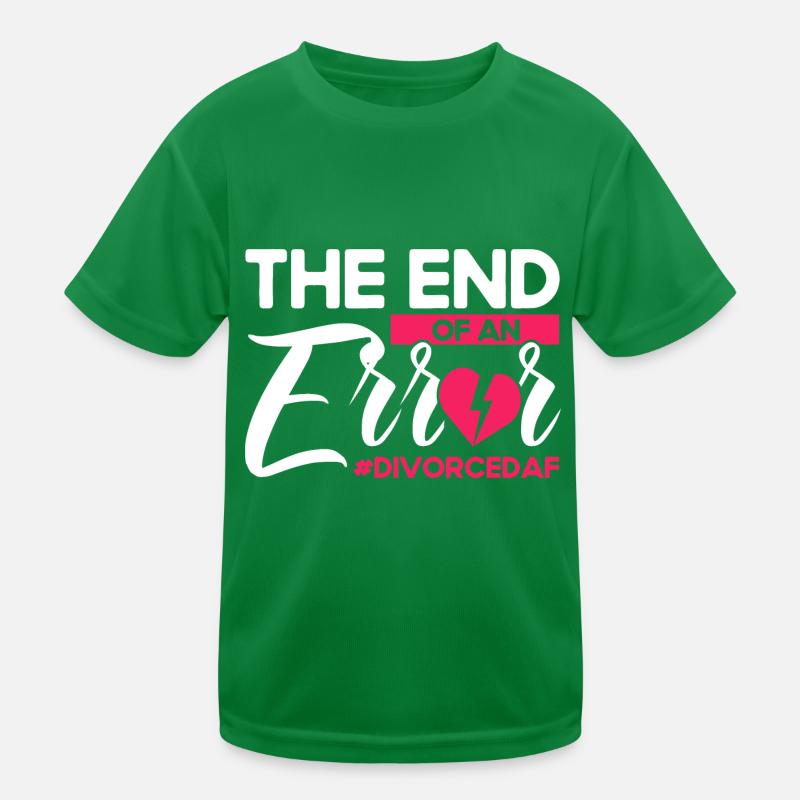 Dissolution of marriage Divorced Ex partner gift Kids Functional T-Shirt