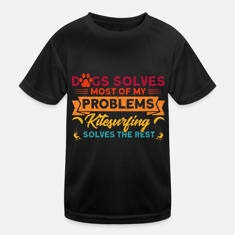 Kiteboarder Kitesurfer Kiten Kiteboard Geschenk Kinder Funktions-T-Shirt