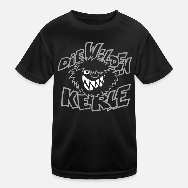 Die Wilden Kerle Kerl Logo grauweiß Kinder Funktions-T-Shirt