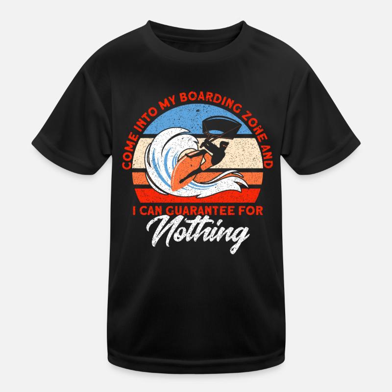 Kiteboarder Kitesurfer Kiten Kiteboard Geschenk Kinder Funktions-T-Shirt